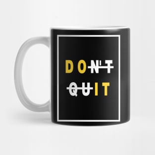 Don't Quit | Workout T-shirt Mug